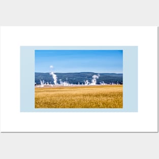 Geyser Basin Yellowstone National Park Posters and Art